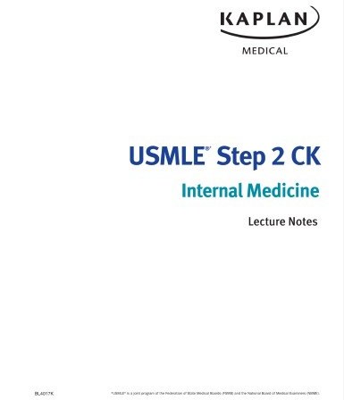 خرید و قیمت دانلود کتاب USMLE Step 2 CK Lecture Notes Internal