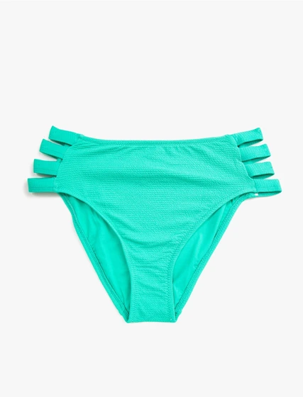 خرید و قیمت مایو زنانه سبز کوتون 2SAK00098BM ا Yüksek Bel Bikini Altı