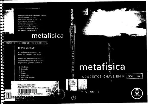 Metaf Sica Conceitos Chave Em Filosofia