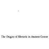 خرید و قیمت دانلود کتاب The origins of rhetoric in ancient Greece 1995