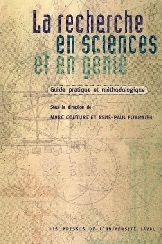 La Recherche En Sciences Et En G Nie Guide