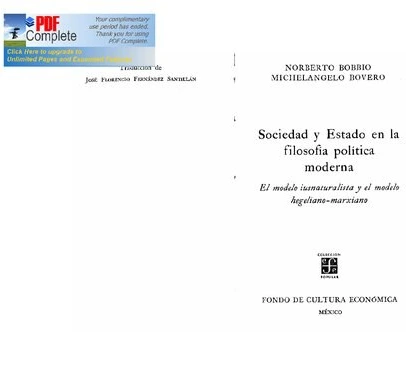 Sociedad Y Estado En La Filosofia Politica