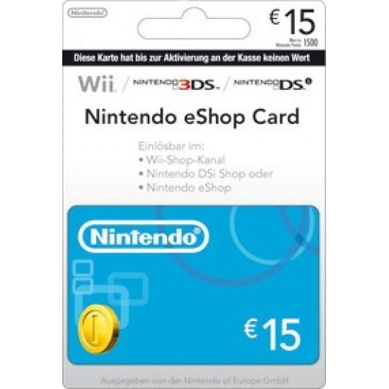 nintendo eshop card euro