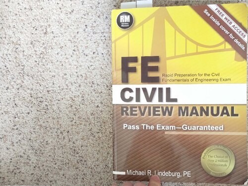 خرید و قیمت دانلود کتاب FE Civil Review Manual Rapid Preparation For ...