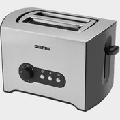تصویر توستر نان جیپاس مدل GBT6152 با بدنه استیل و ۲ اسلایس 