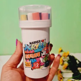 تصویر ماژیک اکرلیک 12 تایی 