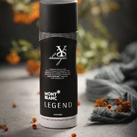 تصویر دئودورانت مردانه Mont Blanc Legend حجم 200میل شمیاس Shamyas Mont Blanc Legend Deodorant For Men 200ml