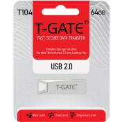 تصویر فلش مموری تی گیت مدل T104 ظرفیت ۶۴ گیگابایت USB 2 