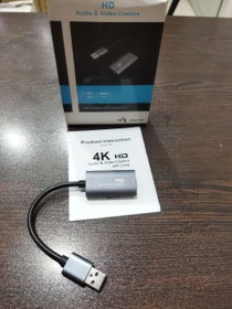 تصویر کارت کپچر اکسترنال 4K - آمازون کالا Audio/Video Capture Card, USB3.0 HDMI to USB C, 4K 1080P 60FPS Capture