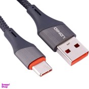 تصویر کابل شارژ USB به Type-C الدینیو کد LS631 طول 1 متر 