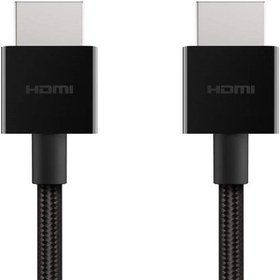 تصویر کابل HDMI پرسرعت 4K با روکش بافته بلکین مدل AV10176bt1M-BLK طول 1 متر 