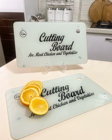 تصویر تخته گوشت شيشه اي 