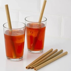 تصویر نی بامبو Bamboo straw
