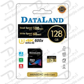 تصویر کارت حافظه Micro SD 128GB Class 10 U3 مارک DataLand 