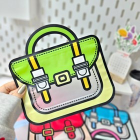 تصویر زیپ کیپ کیف دستی رنگی 