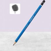 تصویر مداد طراحی لوموگراف استدلر بدنه آبی 4B 