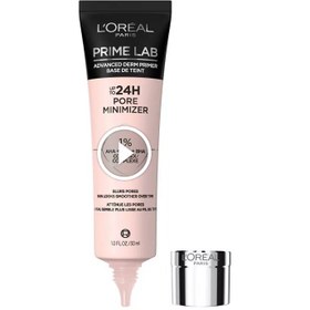 تصویر پرایمر 24 ساعته لورآل سری PRIME LAB مدل PORE MINIMIZER شماره 01 مناسب پوست های چرب و مختلط حجم 30 میل 