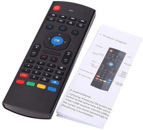 تصویر کنترل تلویزیون Air mouse کیبورد دار Air mouse TV Control With keyboard