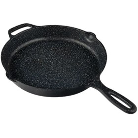 تصویر تابه تکدسته چدنی نالینو مدل Enzo سایز 24 Nalino Cast-Iron one-Handle Pan Size 24 Enzo