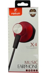 تصویر هندزفری فراری مدل ایکس۴ Ferrari X4 Earphone