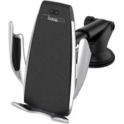 تصویر پایه نگهدارنده و شارژر وایرلس موبایل هوکو مدل CA34 الگانت Hoco CA34 Elegant Wireless Charger & Car Phone Holder