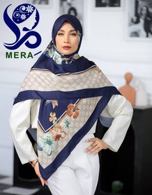 تصویر روسری گوچی حاشیه گلدار (146) 