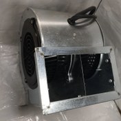 تصویر موتور هود توربو دو سر شفت با کاور فلزی.ترموگارد 