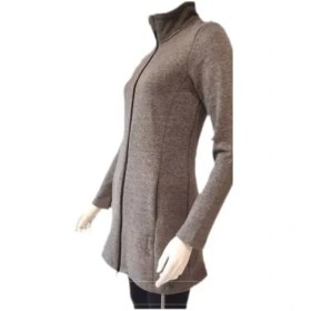 تصویر مانتو سون هیل طوسی سایز xs تا xl ( کد 0029) 