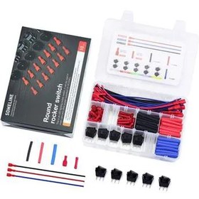 تصویر راکر سوییچ کیت کامل 3 پین برند SOMELINE 