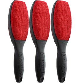 تصویر ست ۳ عددی برس پاک‌کننده پرز جادویی: مشکی برند evercare Magic Lint Remover brush 3-pack: Black