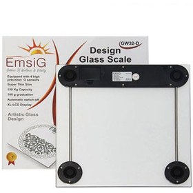 تصویر ترازوی دیجیتالی شیشه ای امسیگ مدل GW32-D ا Design Glass Scale GW32-D Design Glass Scale GW32-D