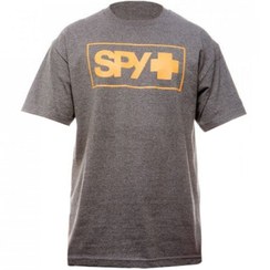 تصویر مشخصات،قیمت و خرید تیشرت مدل Spy - Boxed T-Shirt Charcoal w/ Orange 