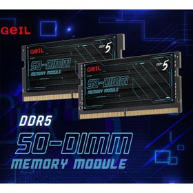 تصویر رم لپ تاپ DDR5 تک کاناله 5600 مگاهرتز GEIL ظرفیت 32 گیگابایت 