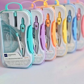 تصویر ست پرگار اتودی - زرد Math set