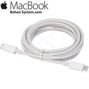 تصویر کابل شارژر دو متری Apple MacBook A1534 USB-C 