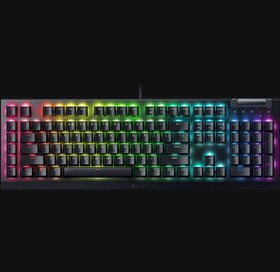 تصویر کیبورد گیمینگ ریزر مدل BlackWidow V4 X سوییچ سبز با سیم 