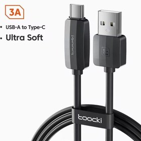 تصویر کابل تبدیل USB-A به USB-C توکی Toocki مدل TQ-X21 