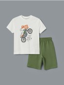 تصویر ست نوزادی پسرانه اکرو LC Waikiki | S56903Z1 اورجینال 