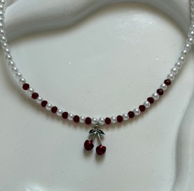 تصویر گردنبند مروارید گیلاس 