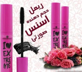 تصویر ریمل اسنس صورتی مدل I Love Extreme Crazy Volume I Love Extreme Crazy Volume essence volumizing mascara