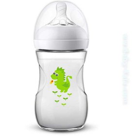 تصویر شیشه شیر نچرال 260 میل مدل ا Natural Baby Bottle 260 ml Tiger Natural Baby Bottle 260 ml Tiger