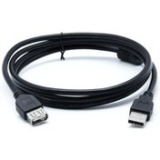 تصویر کابل افزایش طول USB کی نت پلاس به طول 3 متر Knet plus USB 2.0 Extension 3m cable 