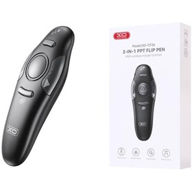 تصویر قلم پاورپوینت و پرزنتر ایکس او XO CF26 PPT Flip Pen + Mouse 2-in-1 