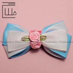 تصویر گلسر مدل پاپیون گل دار 