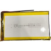 تصویر باتری لیتیوم پلیمری 6060100 ظرفیت ۵۰۰۰ میلی آمپر ۳.۷ ولت 