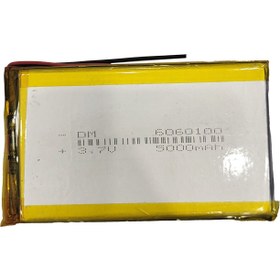 تصویر باتری لیتیوم پلیمری 6060100 ظرفیت ۵۰۰۰ میلی آمپر ۳.۷ ولت 