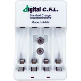 تصویر شارژر قلم و نیم قلم و کتابی چهار تایی دیجیتال سی اف ال Digital CFL مدل HA-804 