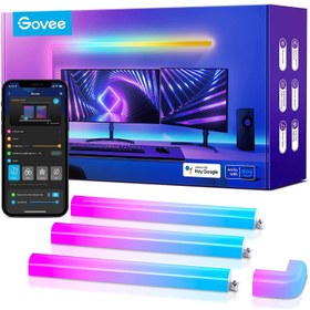 تصویر GoVee Glide Wall Light - 6 + 1 خرید لامپ هوشمند GoVee Glide - دارای 6 +1 قطعه