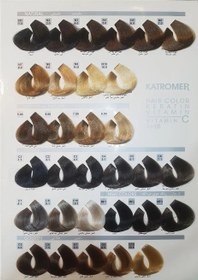 تصویر رنگ مو بدون آمونیاک کاترومر - KP13 قهوه ای قارچی KATROMER
