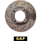 تصویر دیسک ترمز پراید توربو سوراخ دار 